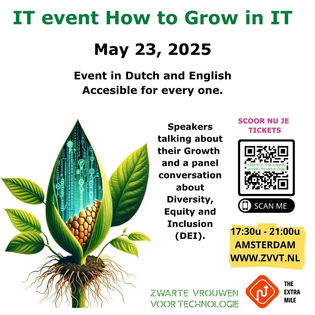 Flyer IT event How to Grow in IT
