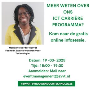 Promo flyer infosessie ICT carriereprogramma