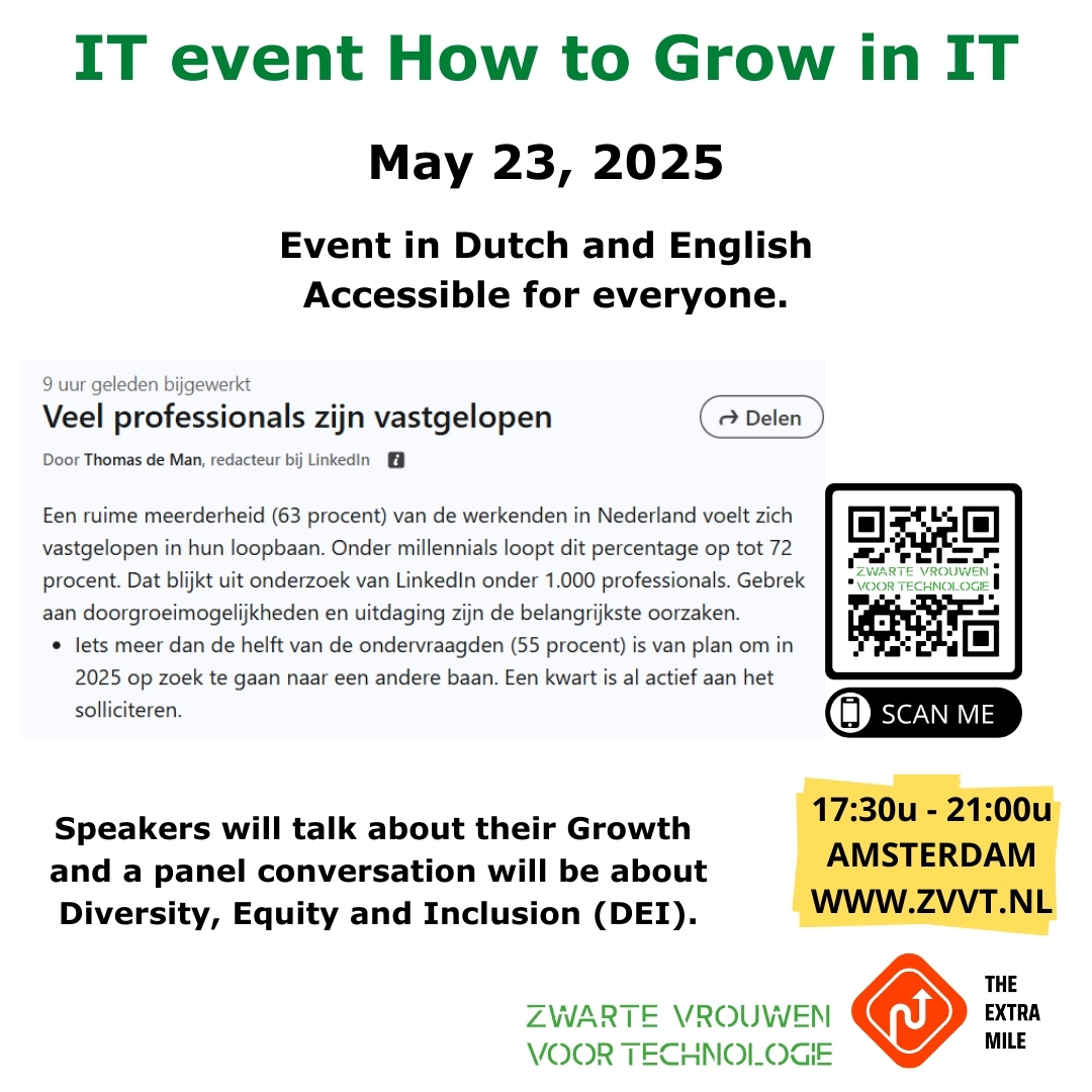 IT event flyer – werkenden