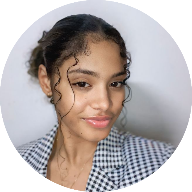 Picture of Deborah Sylvester. Young black woman with a black white jacket