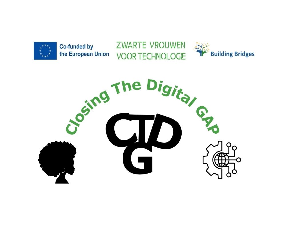 Closing the Digital GAP logo en format 800 x 1000 px