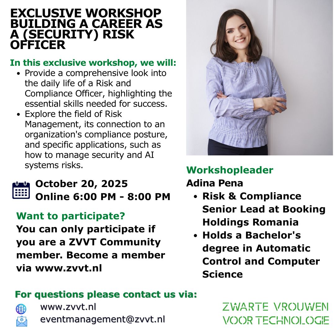 Flyer Building as a security risk officer