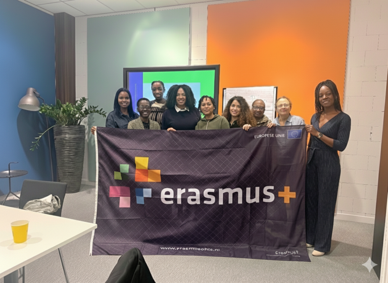Erasmus+ vlag foto's