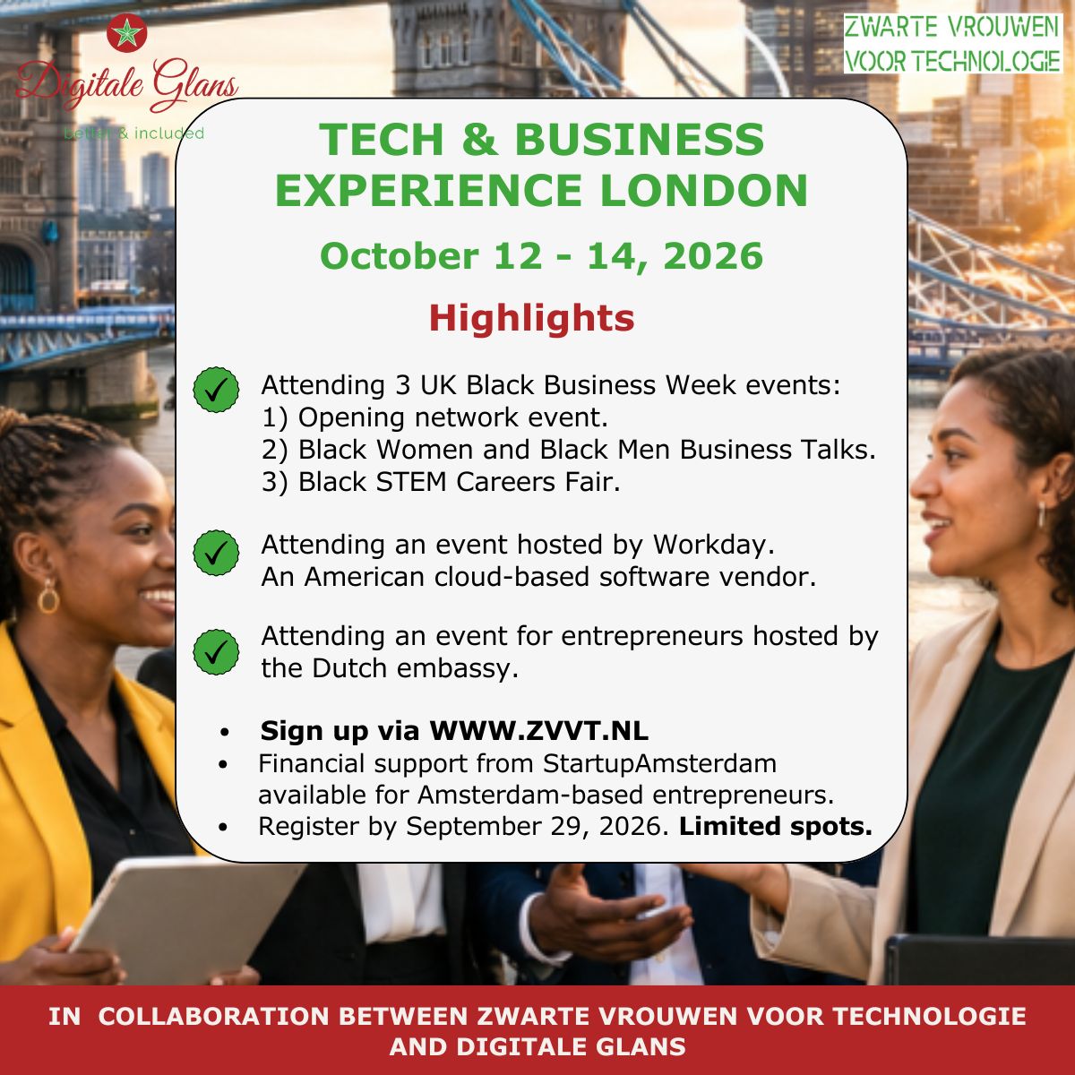 TECH & BUSINESS EXPERIENCE LONDON