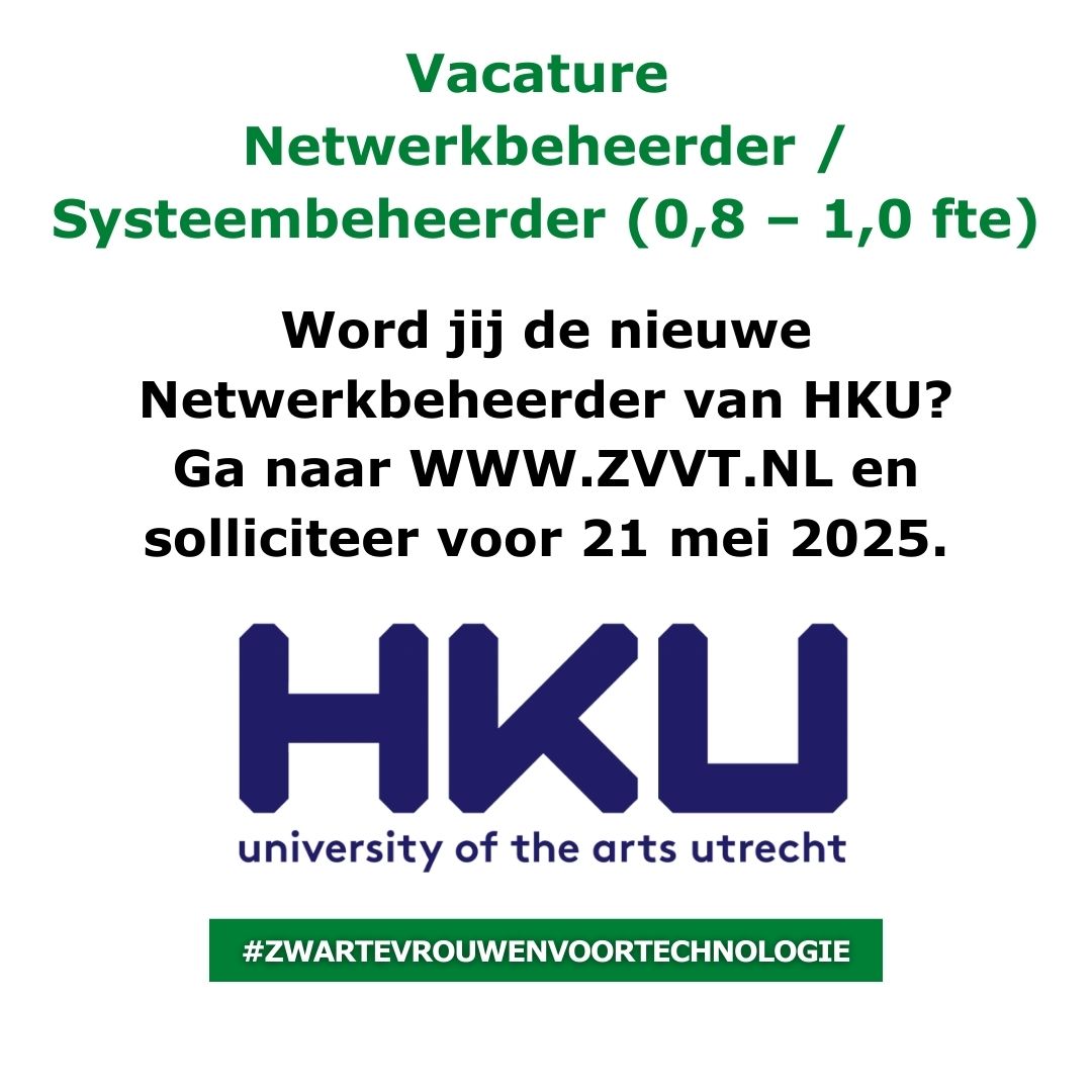 Vacature Netwerkbeheerder HKU